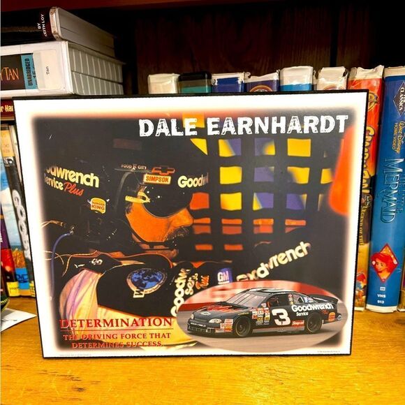 Dale Earnhardt Plaque Picture approx 7x10” - Picture 1 of 6